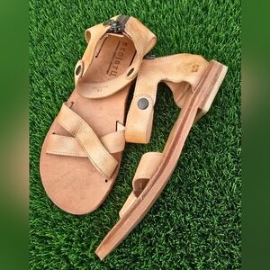 Bed Stu Tulli Leather Sandals Womens 7 Ankle Strap Gladiator